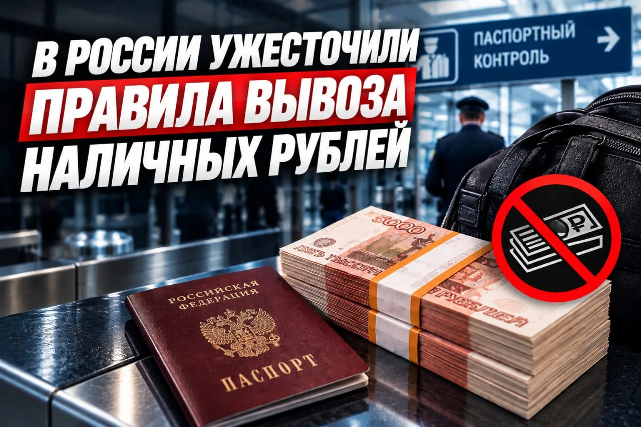 В России ужесточили правила вывоза наличных рублей